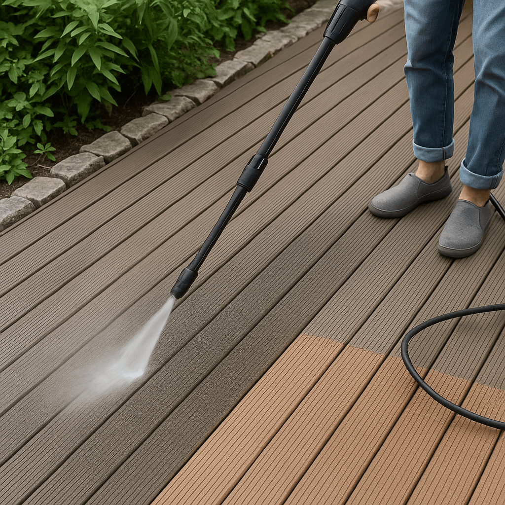 Can You Power Wash Composite Decking?
